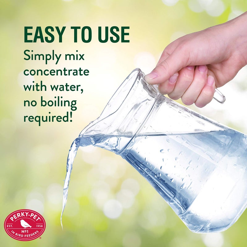 Perky-Pet Hummingbird Nectar Concentrate for Hummingbird Feeder - 32 oz - Makes 96 FL OZ of Food Nectar - 238CL - Image 3